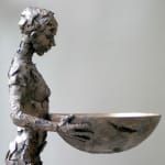 Carol Peace, Artist, Bird Bath, Figurative Sculpture Exhibition, Turner Art Perspective Gallery, Essex Chelmsford Art Gallery