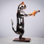 Maxim, Artist, The Prodigy, Nectar Rebel Cat, Sculpture, Turner Art Perspective Gallery