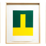 Carmen Herrera, Verde y Amarillo, 2017