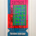 Andy Warhol, Lincoln Center Ticket (F. & S. 19, R. p. 30), 1967