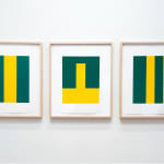 Carmen Herrera, Verde y Amarillo, 2017