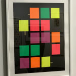 Ellsworth Kelly, Colored Paper Image XX (Brown Square with Blue), from Colored Paper Images, 1976