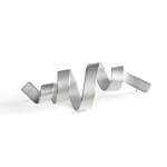 sculptural brooch – small calligraphy - in Fairtrade Silver - sculptural jewelry by artist Ute Decker