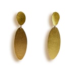 minimalist earrings, 18 kt Fairtrade Gold