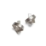 Scuptural earrings - by art jewlery maker Ute Decker