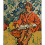 abstracted figurative painting