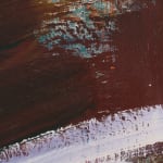 detail of gestural abstract painting