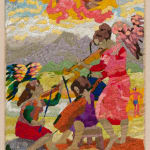 abstracted needle point