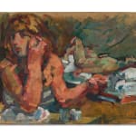 abstracted figurative painting
