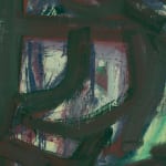 detail of gestural abstract painting