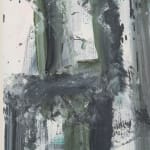 detail of gestural abstract painting