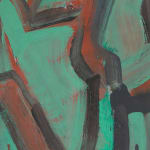 detail of abstract painting