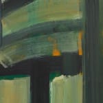 detail of gestural abstract painting