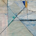 geometric abstract work on paper