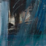 detail of gestural abstract painting