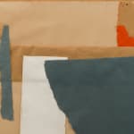 detail of an abstract collage