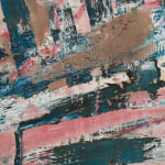 detail of gestural abstract painting