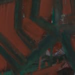 detail of gestural abstract painting