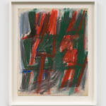 gestural abstract work on paper