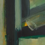 detail of gestural abstract painting