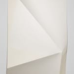 Series of white folded paper pieces