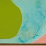detail of abstract shape painting
