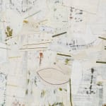 lyrical abstract collage drawing detail