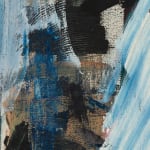 detail of gestural abstract painting