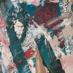 detail of gestural abstract painting