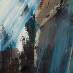 detail of gestural abstract painting