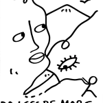 Shantell Martin, Waterfall, 2021
