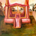 Larry Madrigal, Pink Bounce House, 2024