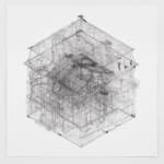 Do Ho Suh, ScaledBehaviour_painting(HomeWithinHome_elevation_B_01), 2025