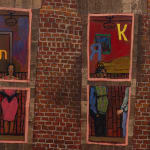 Khalif Tahir Thompson, Street Scene in Bed-Stuy, 2025