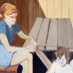 Chantal Joffe, Backyard, 2025