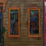 Khalif Tahir Thompson, Street Scene in Bed-Stuy, 2025