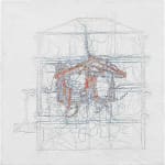 Do Ho Suh, ScaledBehaviour_painting(HomeWithinHome_elevation_B_01), 2025