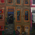 Khalif Tahir Thompson, Street Scene in Bed-Stuy, 2025