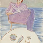 Milton Avery, Sally by the Sea, 1962