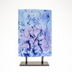 Zao Wou-Ki, Stèles Delille n° 10 (vertical blue), 2007