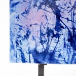 Zao Wou-Ki, Stèles Delille n° 10 (vertical blue), 2007