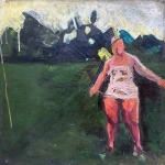 Ruth Franklin, Nuts in May, acrylic on paper