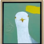 Simon Tozer, Seagull with yellow splat , 2021
