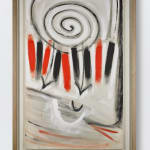 Terry Frost, Three Chevrons & Spiral for Red, Black and White, 1994