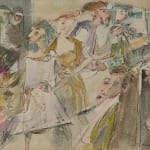 Louis le Brocquy, Tinkers Enter the City , 1946