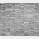 Graphite drawing is sectioned into vertical parts.