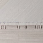 Detail of an architectural drawing plan for an abstract space by artist Will Insley