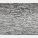 Graphite on paper drawing of lies sliding across the page.