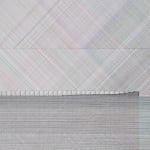 Detail of an ink drawing depicting the depth of an architectural structure as seen from the side