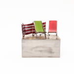 Kerry Whittle, Deck Chairs & Windbreak on Block